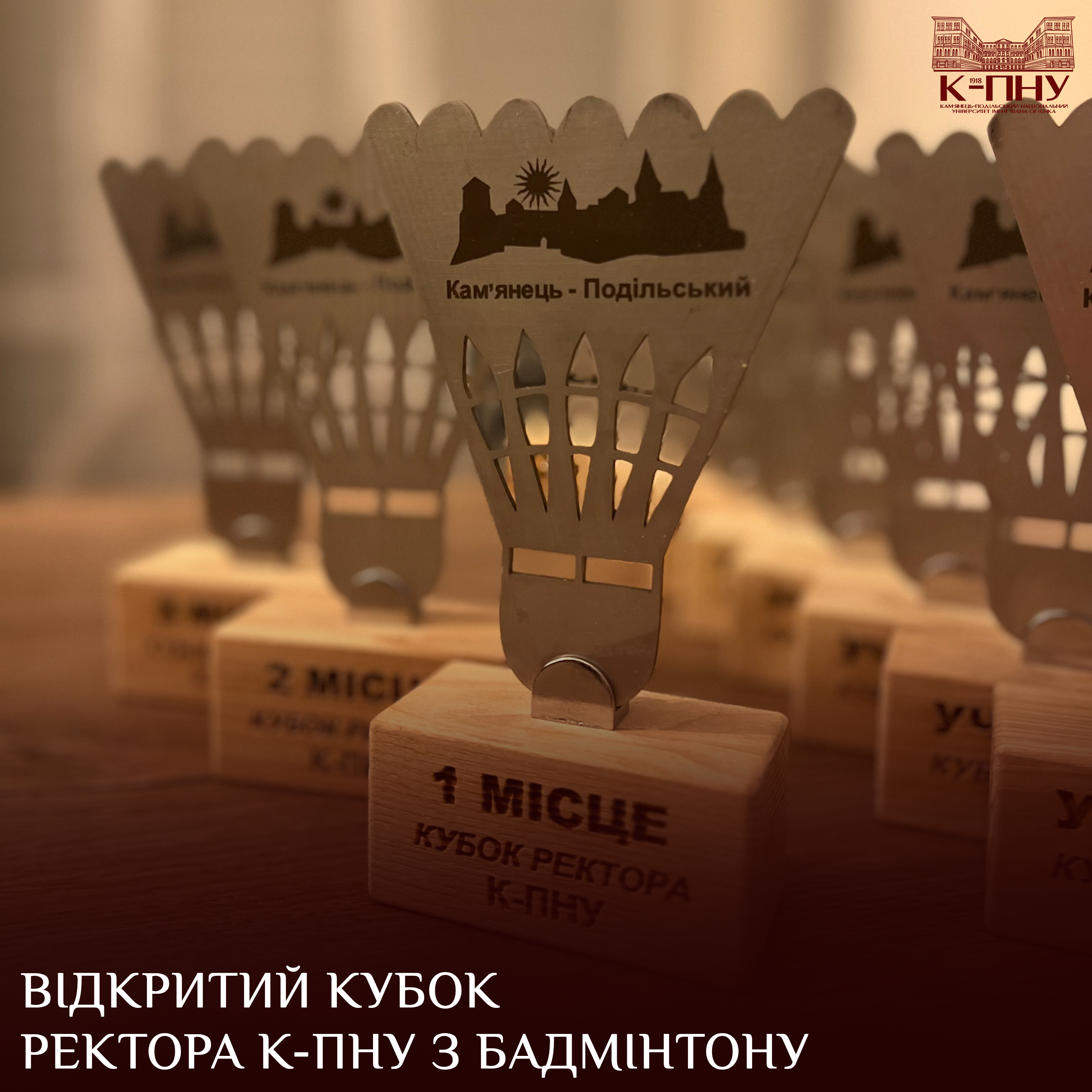 Відкритий Кубок ректора К-ПНУ з бадмінтону